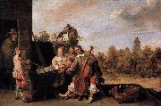 David Teniers the Younger The Painter and His Family France oil painting artist